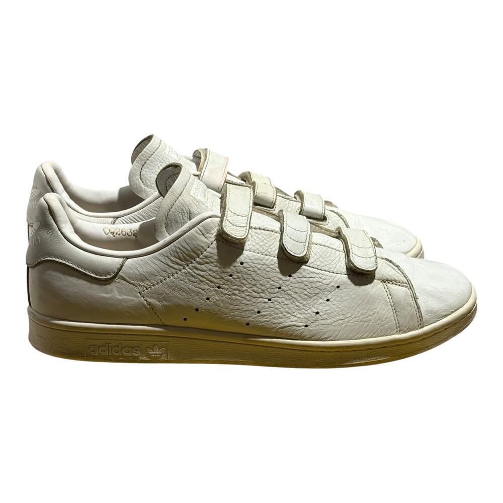 Adidas Stan Smith Strap White Leather Men's Size 13 Casual Tennis Sneakers